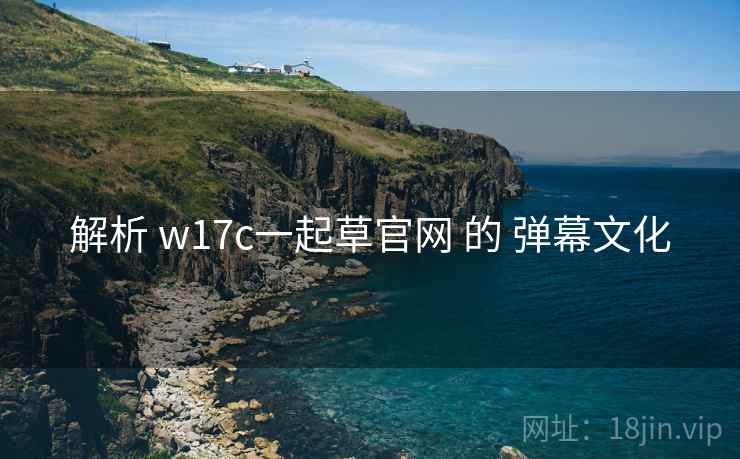 解析 w17c一起草官网 的 弹幕文化 第2张 解析 w17c一起草官网 的 弹幕文化 第2张